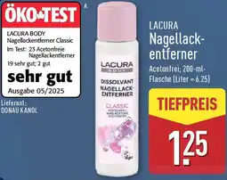 Aldi Nord LACURA Nagellackentferner Angebot
