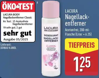 Aldi Nord LACURA Nagellackentferner Angebot