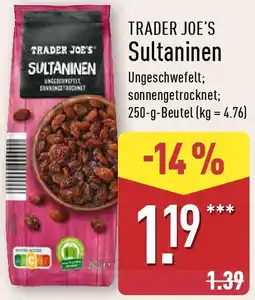 Aldi Nord TRADER JOE'S Sultaninen Angebot