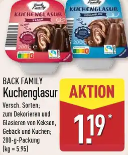 Aldi Nord BACK FAMILY Kuchenglasur Angebot