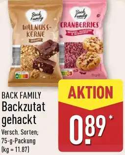 Aldi Nord BACK FAMILY Backzutat gehackt Angebot