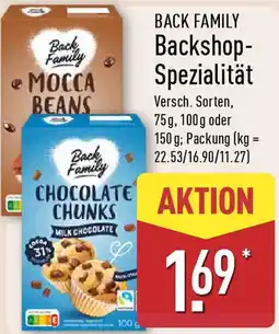Aldi Nord BACK FAMILY Backshop Spezialität Angebot