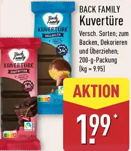 Aldi Nord BACK FAMILY Kuvertüre Angebot