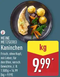 Aldi Nord MEINE METZGEREI Kaninchen Angebot