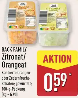 Aldi Nord BACK FAMILY Zitronat/ Orangeat Angebot