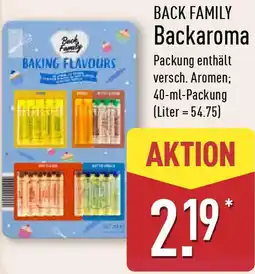 Aldi Nord BACK FAMILY Backaroma Angebot