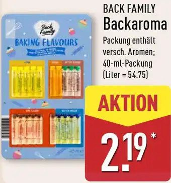 Aldi Nord BACK FAMILY Backaroma Angebot