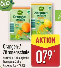 Aldi Nord bio Orangen-/ Zitronenschale Angebot