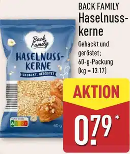 Aldi Nord BACK FAMILY Haselnusskerne Angebot