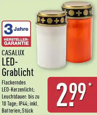 Aldi Nord CASALUX LED Grablicht Angebot