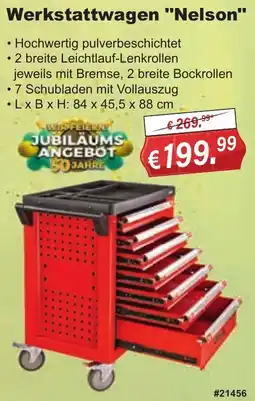 Stabilo Fachmarkt Werkstattwagen "Nelson" Angebot