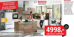 Wiethoff Inselküche nobilia laser linen / structura linen Angebot