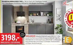 Wiethoff Zeilenküche nobilia senso / riva Angebot