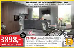 Wiethoff 2 Zeilenküche mit extra viel stauraum nobilia structura / laser Angebot
