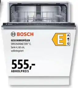 Wiethoff BOSCH GESCHIRRSPÜLER SMV25AX06E EEK Angebot