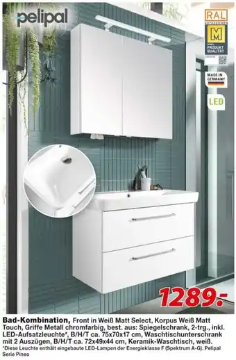 Möbel Turflon Pelipal Bad-Kombination Angebot