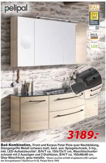 Möbel Turflon Pelipal Bad-Kombination Angebot