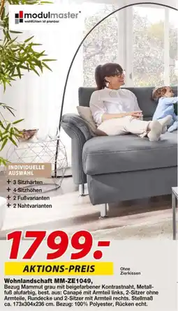 Möbel Turflon Modulmaster Wohnlandschaft MM-ZE1049 Angebot