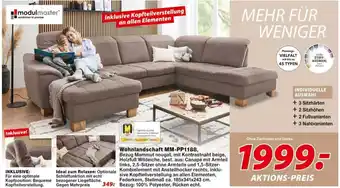 Möbel Turflon Modulmaster Wohnlandschaft MM-PP1188 Angebot