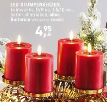 Möbel Turflon Led-Stumpenkerzen Angebot