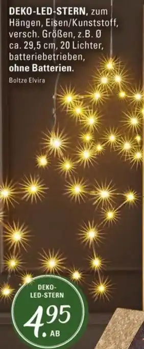 Möbel Turflon Deko LED Stern Angebot