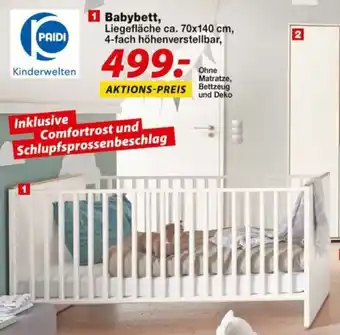 Möbel Turflon PAIDI Babybett Angebot