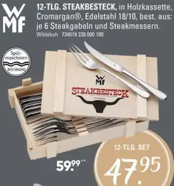 Möbel Turflon WMF 12-tlg. Steakbesteck Angebot