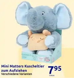 Action Mini Matters Kuscheltier zum Aufziehen Angebot