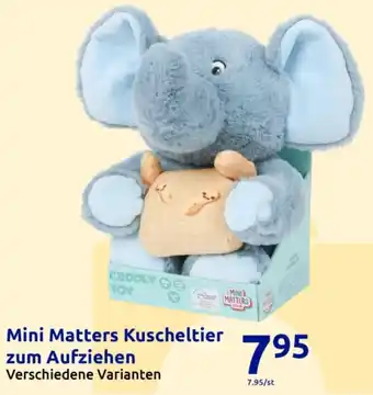 Action Mini Matters Kuscheltier zum Aufziehen Angebot