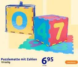 Action Puzzlematte mit Zahlen Angebot