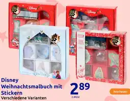 Action Disney Weihnachtsmalbuch mit Stickern Angebot