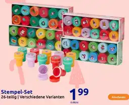 Action Stempel-Set Angebot