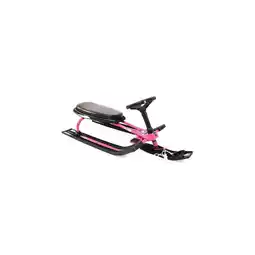 Netto Marken-Discount Kinderschlitten Snejko Snowy mit Lenkrad, Lenkschlitten, ab 3 Jahre mit Zugseil rosa Angebot