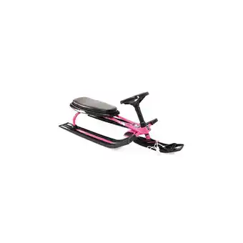 Netto Marken-Discount Kinderschlitten Snejko Snowy mit Lenkrad, Lenkschlitten, ab 3 Jahre mit Zugseil rosa Angebot