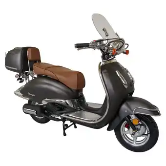 Netto Marken-Discount Alpha Motors Motorroller Retro Firenze Limited 50 ccm 45 km/h EURO 5 mattschwarz Angebot