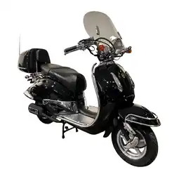 Netto Marken-Discount Alpha Motors Mofaroller Retro Firenze Limited 50 ccm 25 km/h EURO 5 schwarz Angebot
