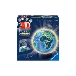 Netto Marken-Discount Ravensburger Spiel 3D Puzzle Nachtlicht Erde bei Nacht Angebot