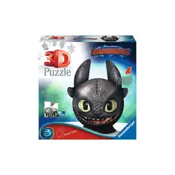 Netto Marken-Discount Ravensburger Spiel 3D Puzzle-Ball Dragons - Ohnezahn Angebot