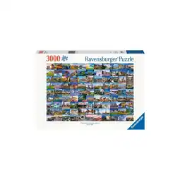 Netto Marken-Discount Ravensburger Spiel Erwachsenenpuzzle 3000 Teile - 99 Beautiful Places in Europe Angebot