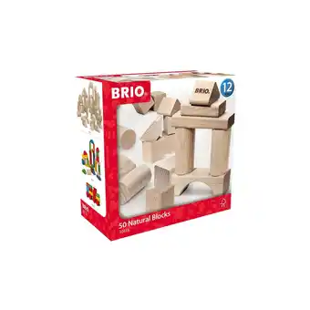 Netto Marken-Discount BRIO Spiel BRIO Infant/ Toddler - Natur Holzbausteine, 50 Teile Angebot