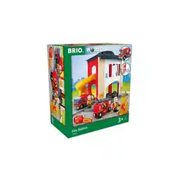 Netto Marken-Discount BRIO Spiel BRIO World - Große Feuerwehr-Station mit Einsatzfahrzeug Angebot