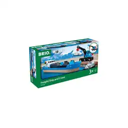 Netto Marken-Discount BRIO Spiel BRIO World - Containerschiff mit Kranwagen Angebot