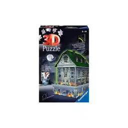 Netto Marken-Discount Ravensburger Spiel 3D Puzzle Gruselhaus bei Nacht Angebot