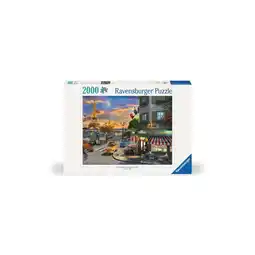 Netto Marken-Discount Ravensburger Spiel Erwachsenenpuzzle 2000 Teile - Romantische Abendstunde in Paris Angebot