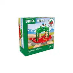 Netto Marken-Discount BRIO Spiel BRIO World - Lok-Drehscheibe mit Kontrollbrücke Angebot