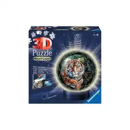 Netto Marken-Discount Ravensburger Spiel 3D Puzzle-Ball Raubkatzen Angebot