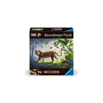 Netto Marken-Discount Ravensburger Spiel WOODEN Puzzle - Tiger im Dschungel - Holzpuzzle für Erwachsene mit 500 Teilen Angebot