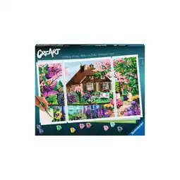Netto Marken-Discount Ravensburger Spiel CreArt Premium Triptychon - Zauberhaftes Cottage Angebot