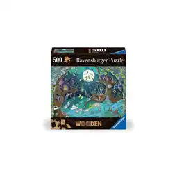 Netto Marken-Discount Ravensburger Spiel WOODEN Puzzle - Fantasy Forest - Holzpuzzle für Erwachsene mit 500 Teilen Angebot