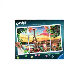 Netto Marken-Discount Ravensburger Spiel CreArt Premium Triptychon - Spiegelbild von Paris Angebot
